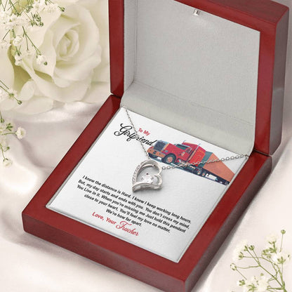 Trucker's Girlfriend Forever Love Necklace