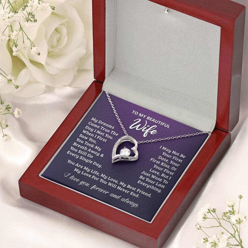 Gift For Wife Your Last Everything Forever Love Necklace