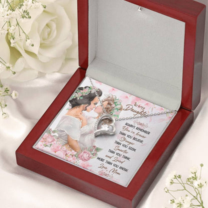 Mommy's Girl I Used To Be His Angel Now He's Mine Necklace Mommy's Girl Necklace Gift For Mom Mother's Day Gift Father's Day Gift Forever Love Necklace