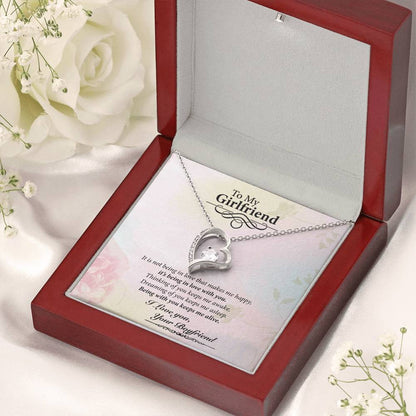 To My Girlfriend - Forever Love Necklace 1 Forever Love Necklace