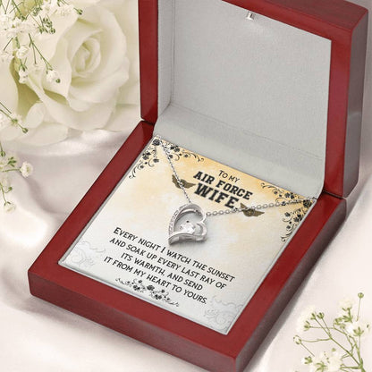 Forever Love Necklace To My Air Force Wife 1 Forever Love Necklace
