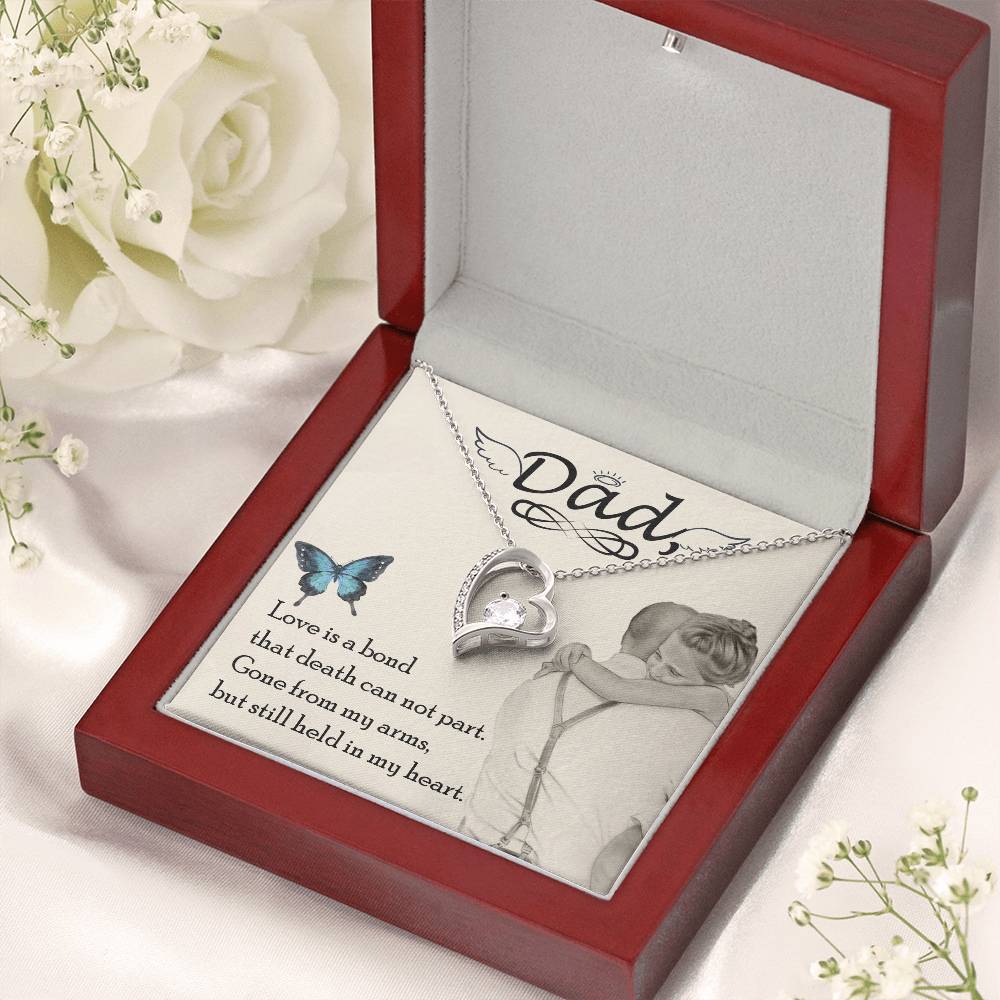 Dad Love Is Board Thay Death Can Not Part Necklace 1 Forever Love Necklace