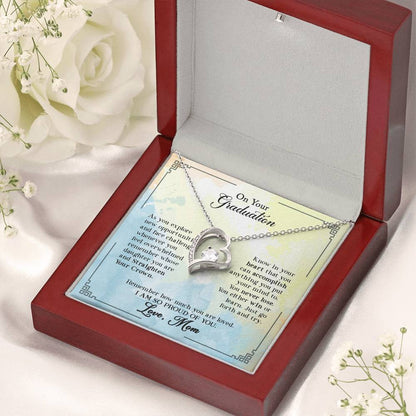 Graduation Gift For Daughter On Your Graduation Straighten Your Crown Gift For Daughter Straighten Your Crown Gift To My Daughter Forever Love Necklace