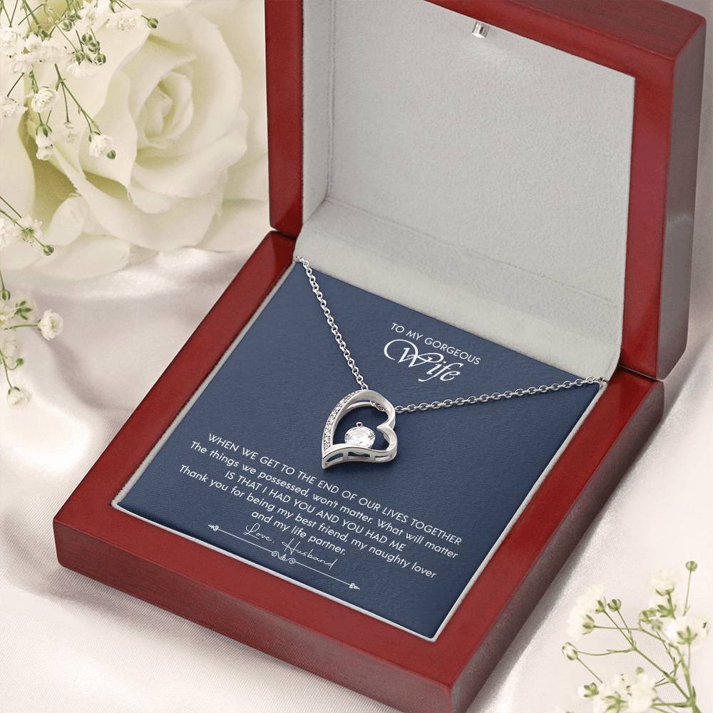 Perfect Necklace For Your Wife ?? Forever Love Necklace