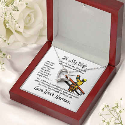 Lineman's Wife Forever Love Necklace