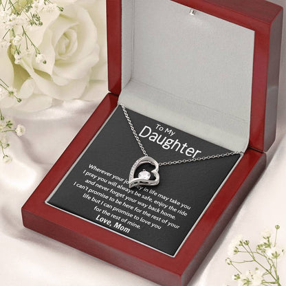 To My Daughter Beautiful Chapters Forever Love Necklace Daughter Necklace Gift For Daughter Xmas Christmas Daughter Gift From Mom 7 Forever Love Necklace