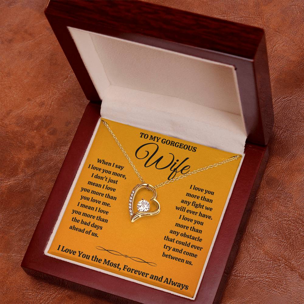 Wife Most Forever Love Necklace