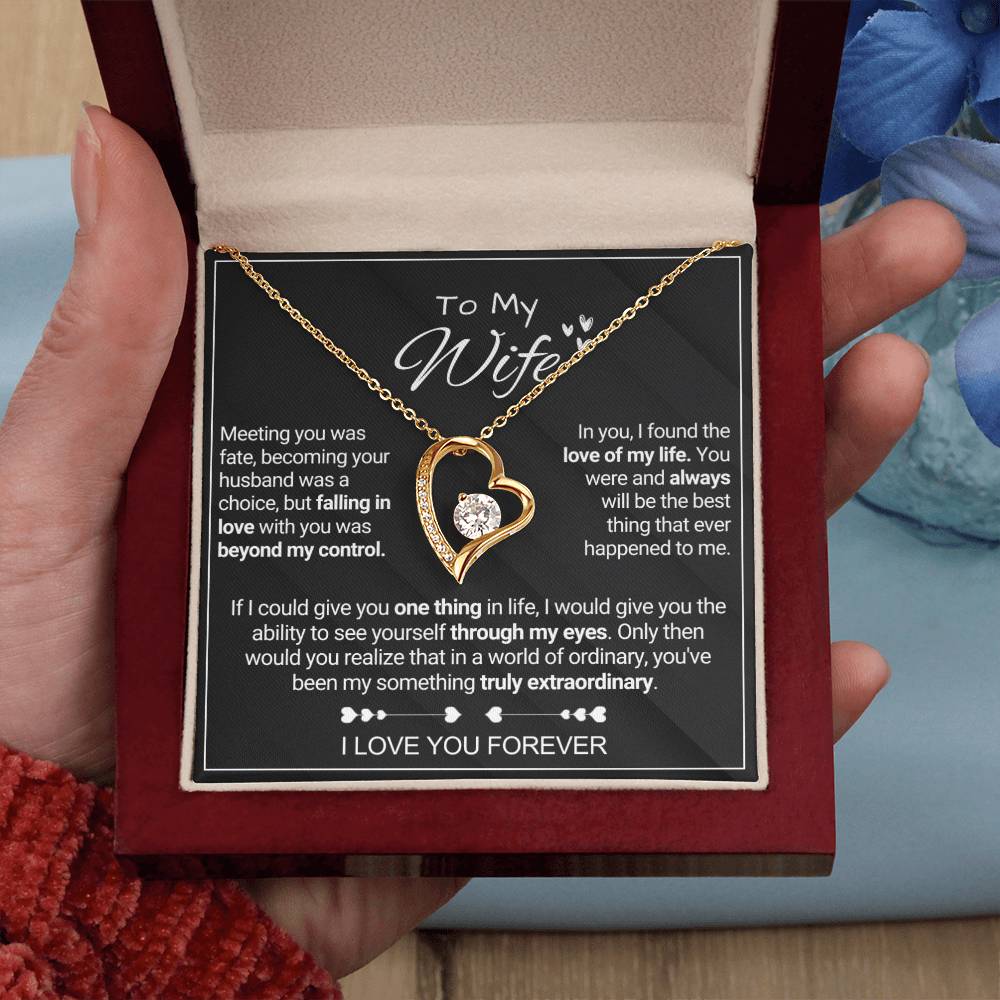 My Wife - Extraordinary - Forever Love Forever Love Necklace
