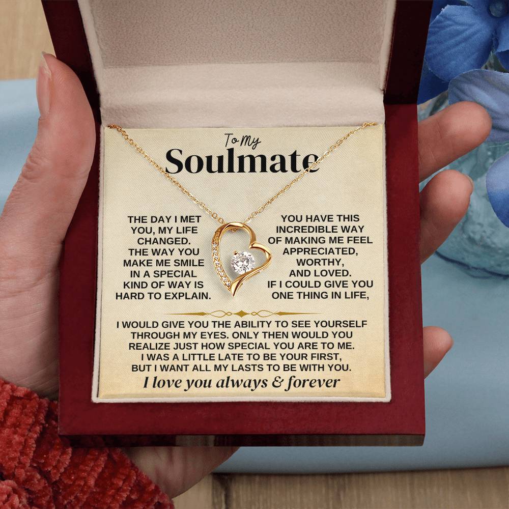 To My Soulmate - Forever Love - Gift Set - Forever Love Necklace