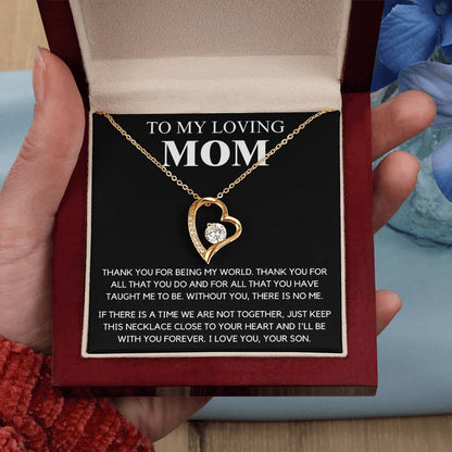 To My Mom  Thank You  Forever Love Forever Love Necklace