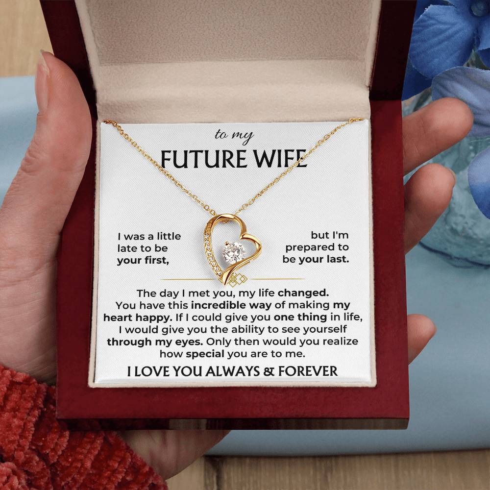 To My Future Wife - Forever Love Gift Set - Ss503V2 Forever Love Necklace