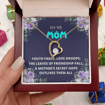 To My Mom Mother Necklace Gift For Mother Xmas Christmas Customize Gift To My Mom 6 1 Forever Love Necklace