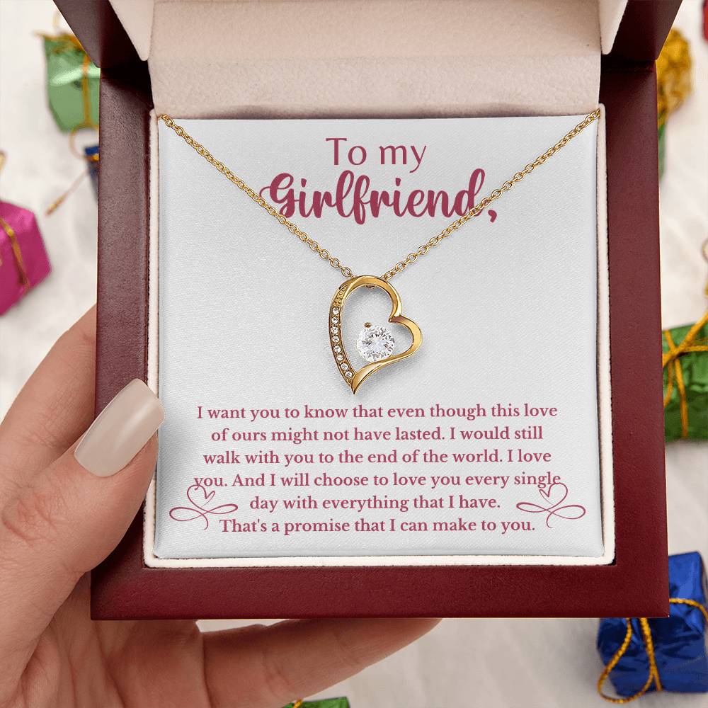 Valentine's Gift For Girlfriend I Will Choose To Love You Every Single Day With Everything That I Have 1 Forever Love Necklace