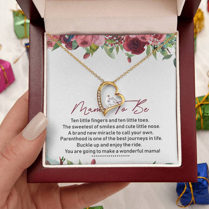 Mama To Be Forever Love Necklace Message Card Forever Love Necklace