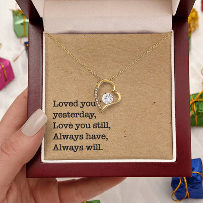 The Always Will Necklace - Customize Gift For Your Loved One ?? Forever Love Necklace