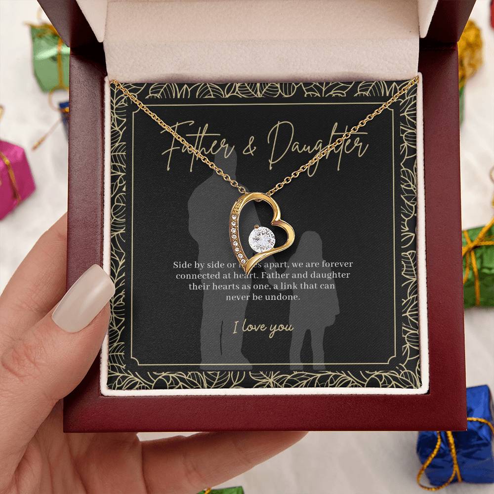 Father And Daughter 1.8 Forever Love Necklace