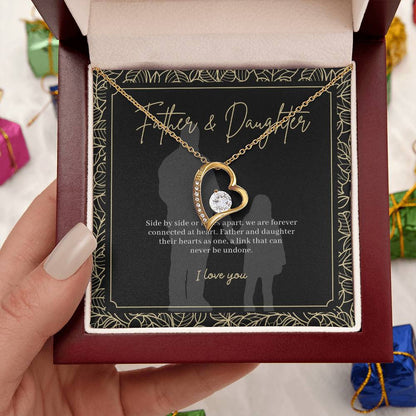 Father And Daughter 1.8 Forever Love Necklace