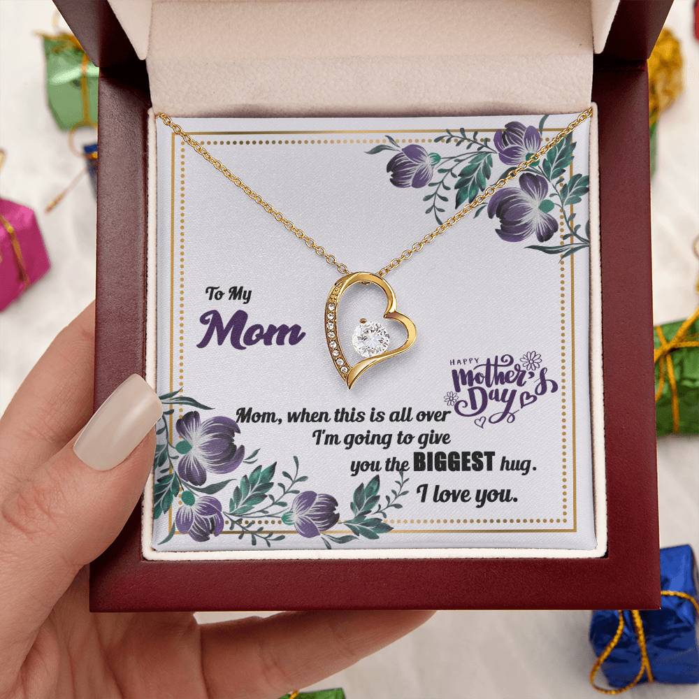 Mother's Day Necklace Necklace For Mom Mother's Day Necklace Best Gift For Mom Mother's Day Gift 2 1 Forever Love Necklace