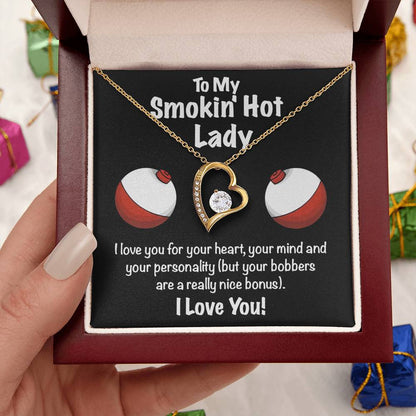 Fisherman's Lady  Customize Gift?? Heart Necklace Forever Love Necklace