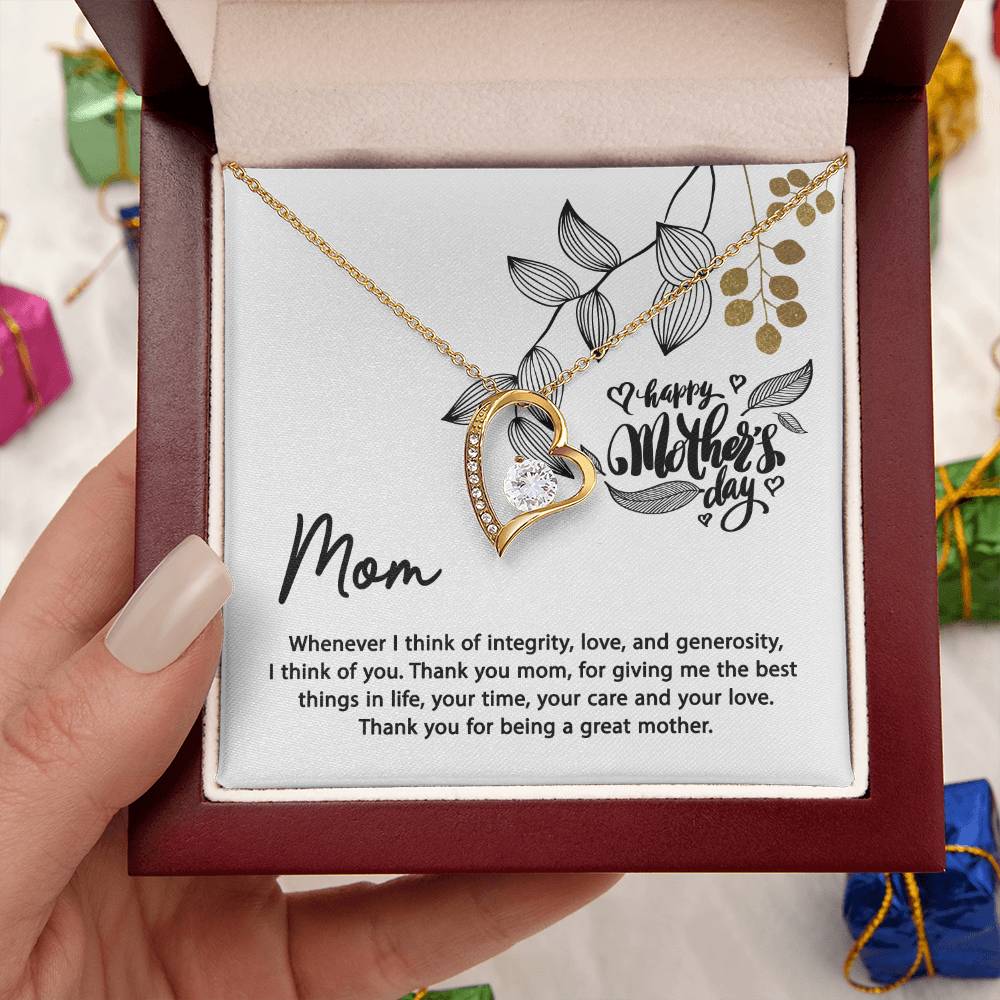 Mother Necklace Customize Gift?? Mother's Day Gift  Alluring Necklace Forever Love Necklace