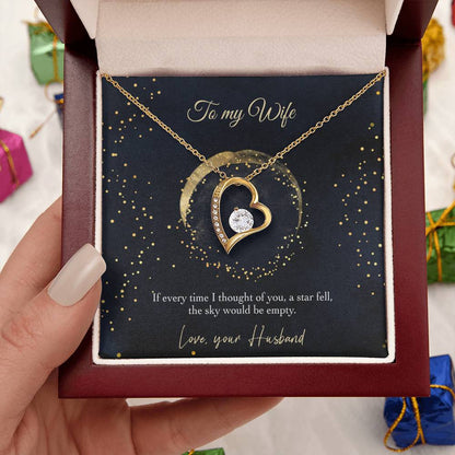 If Every Time I Thought Of You Forever Love Necklace