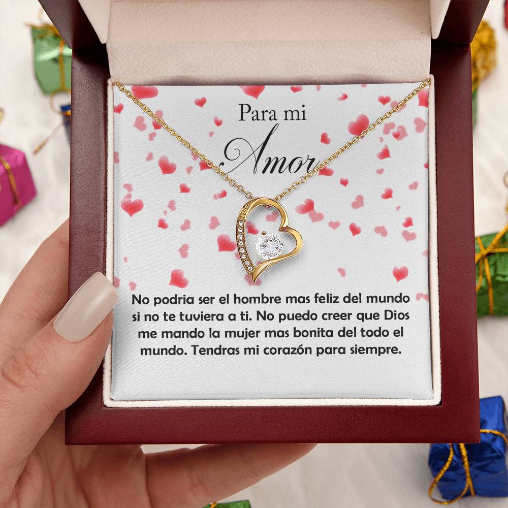 Tendras Mi Corazon Forever Love Necklace