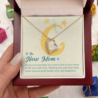 Forever Love Necklace For New Mom Gift For New Mom Forever Love Necklace