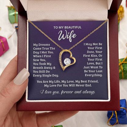 Gift For Wife Your Last Everything Forever Love Necklace