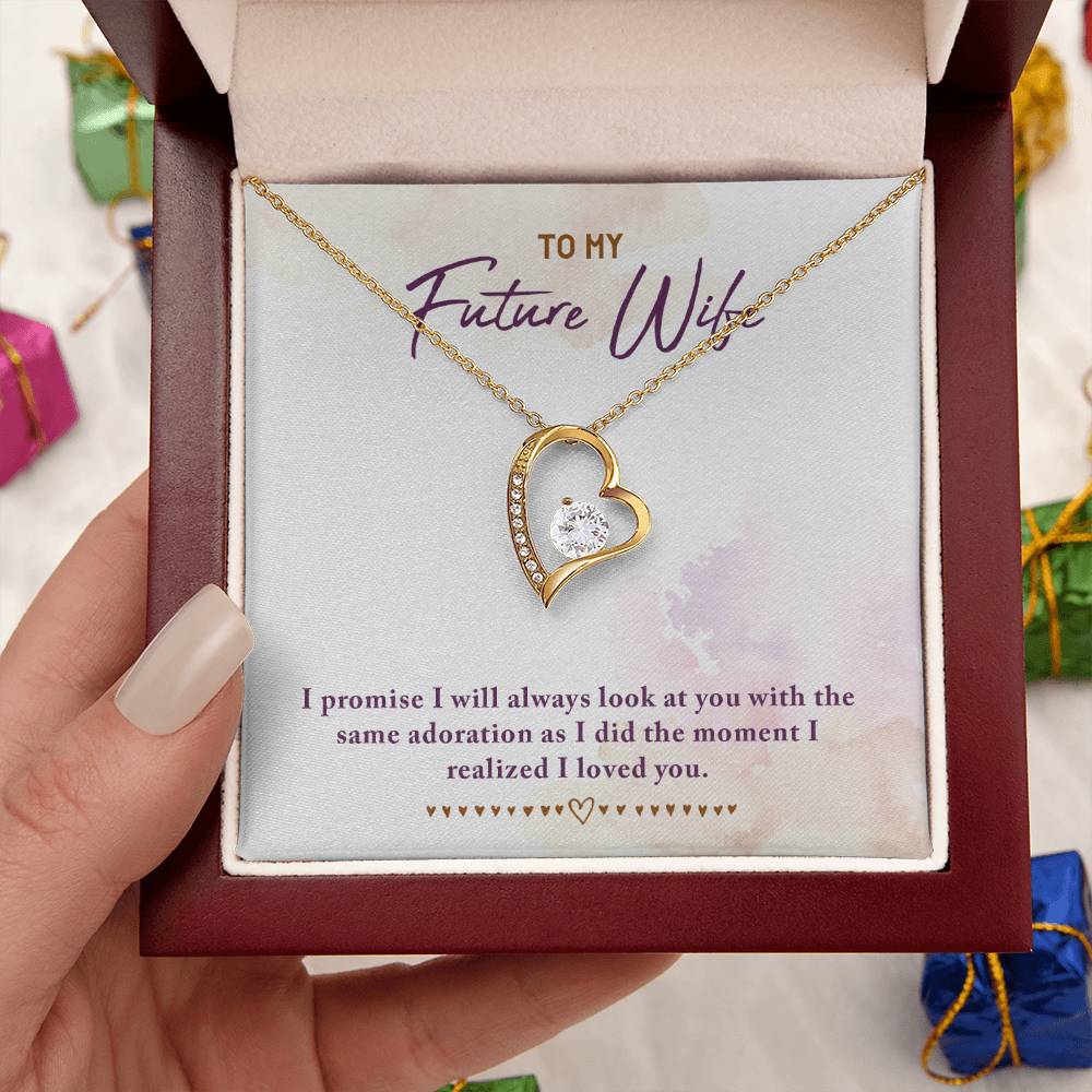 To My Future Wife 925 Sterling Silver Pendant 1 Forever Love Necklace