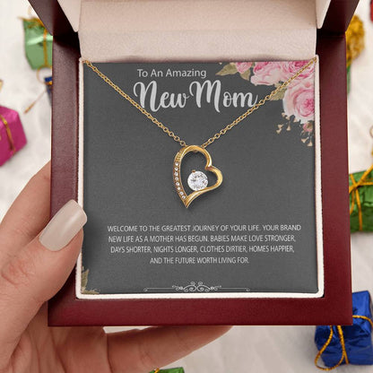 To New Mom Welcome To Motherhood 925 Sterling Silver Pendant 1 Forever Love Necklace