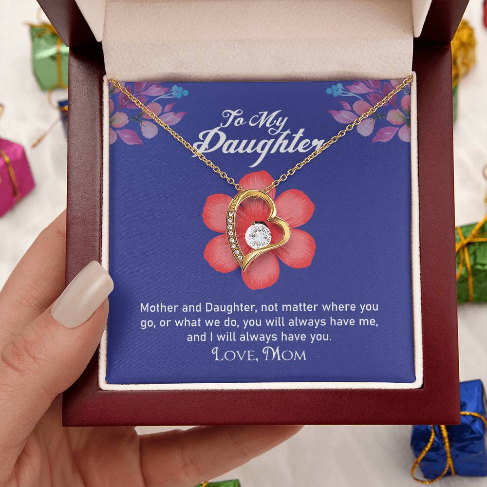 Gift For Daughter From Mom Someday When Pages Of My Life Ends Daughter Necklace Gift For Daughter Daughter Forever Love Necklace