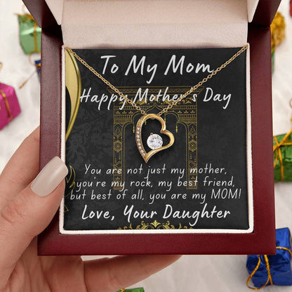 A Beautiful Mother's Day Gift For Mom - The Beautiful Forever Love Necklace Forever Love Necklace