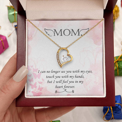 Love You Mom Forever Love Necklace