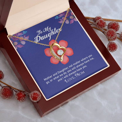 Gift For Daughter From Mom Someday When Pages Of My Life Ends Daughter Necklace Gift For Daughter Daughter Forever Love Necklace
