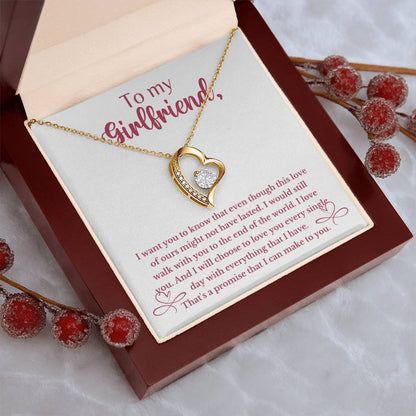 Valentine's Gift For Girlfriend I Will Choose To Love You Every Single Day With Everything That I Have 1 Forever Love Necklace