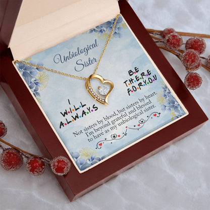 Bestie Unbiological Sister Necklace Naomi Had Ruth To My Unbiological Sister Sisters In Christ Jewelrybestie Forever Love Necklace