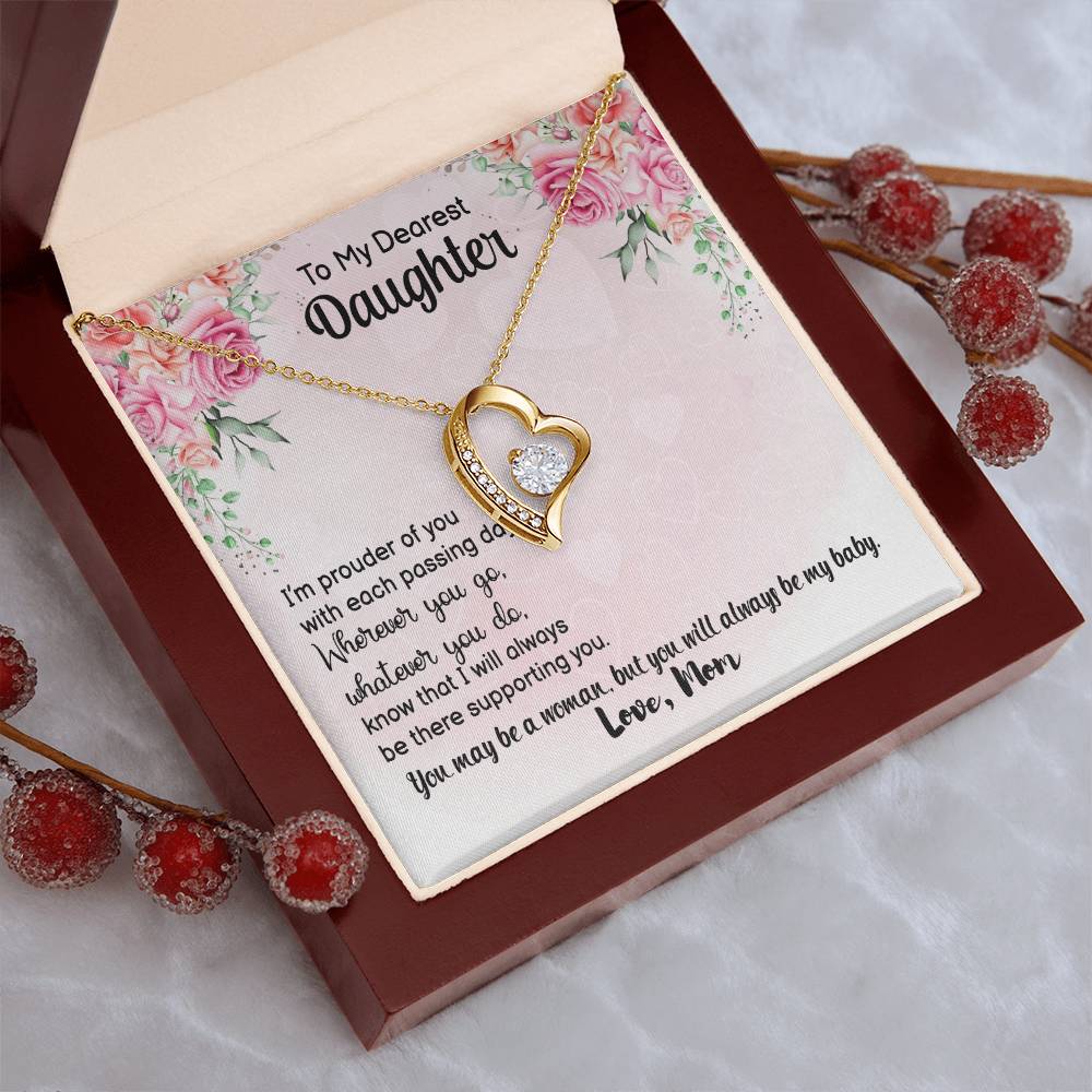 Customize Swarovski Birthstone Peas In A Pod Necklace For Mom Mothers Day Gift For Mom To Daughter From Mom Gift Forever Love Necklace