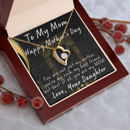 A Beautiful Mother's Day Gift For Mom - The Beautiful Forever Love Necklace Forever Love Necklace