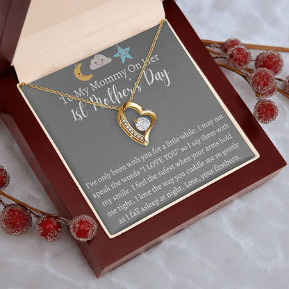To My Mommy On Her 1st Mother's Day Forever Necklace 1 Forever Love Necklace