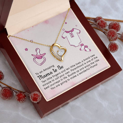 To An Amazing Mama To Be Forever Love Necklace
