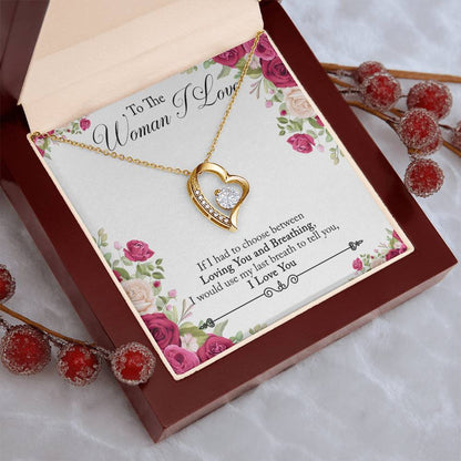 To The Woman I Love Forever Love™ Necklace Forever Love Necklace