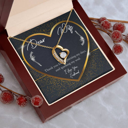 Dear Wifei Love You 1 Forever Love Necklace