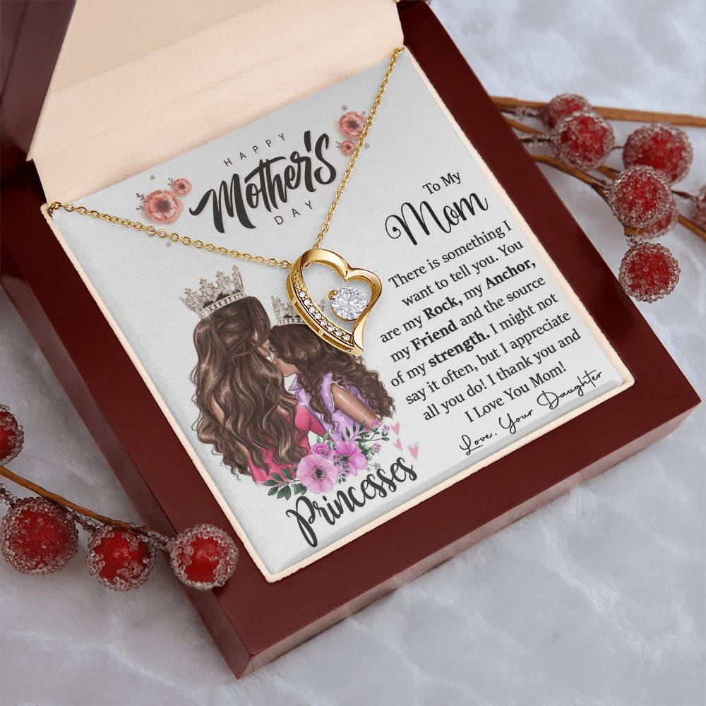 Mom You Are My Strength Forever Love Necklace