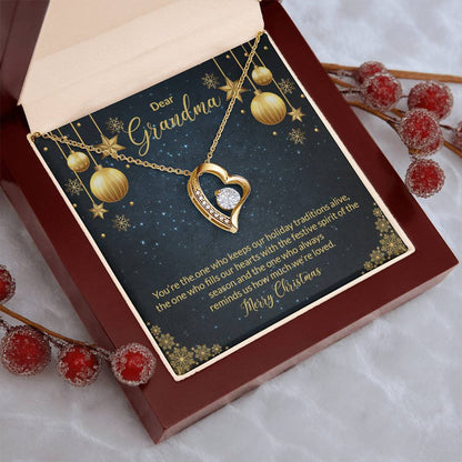 Gift For Grandma Grandma Necklace Love Necklace Nana Mama Christmas Gift For Her Forever Love Necklace