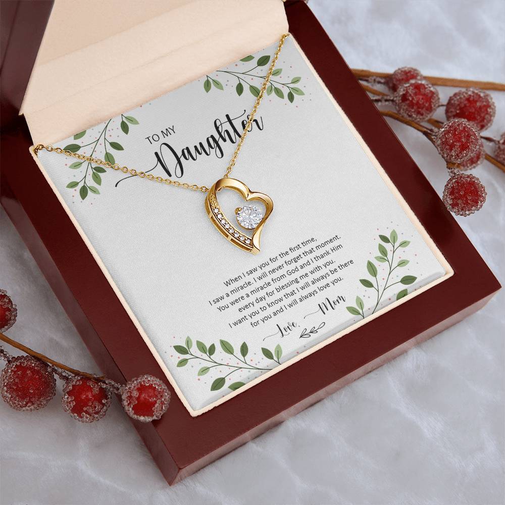 Gift For Daughter From Mom Someday When Pages Of My Life Ends Daughter Necklace Gift For Daughter Forever Love Necklace