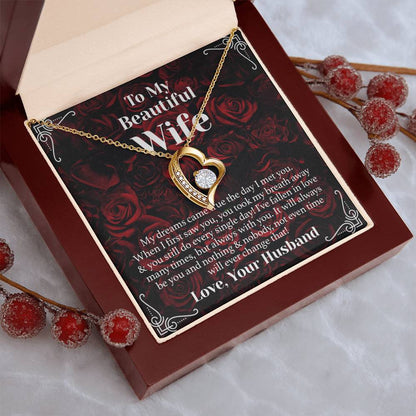 Wife Dream Come True Forever Love Necklace Forever Love Necklace