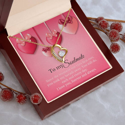 Forever Love Necklace To My Soulmate 1 Forever Love Necklace