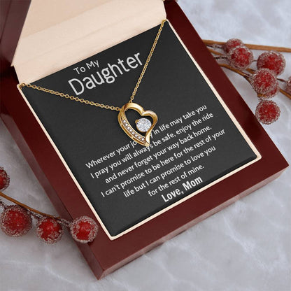 To My Daughter Beautiful Chapters Forever Love Necklace Daughter Necklace Gift For Daughter Xmas Christmas Daughter Gift From Mom 7 Forever Love Necklace
