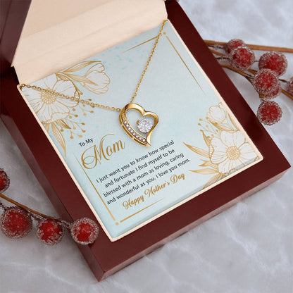 Mother Necklace Customize Gift?? Mother's Day Gift Alluring Necklace Forever Love Necklace