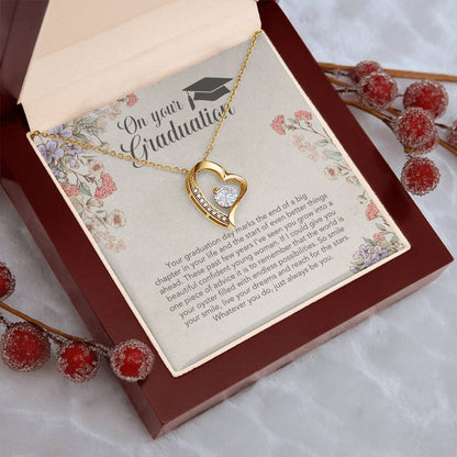 Graduation Gift For Daughter Class Of 2022 Necklace Class Of 2022 Necklace Jewelry Gift On Your Graduation Necklace Graduation Day Gift For Your Mom Forever Love Necklace